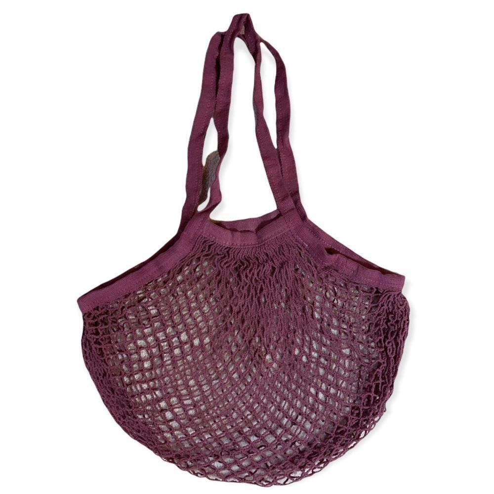 NWT Wool + Pepper Co. Reusable Cotton Mesh Tote Bag